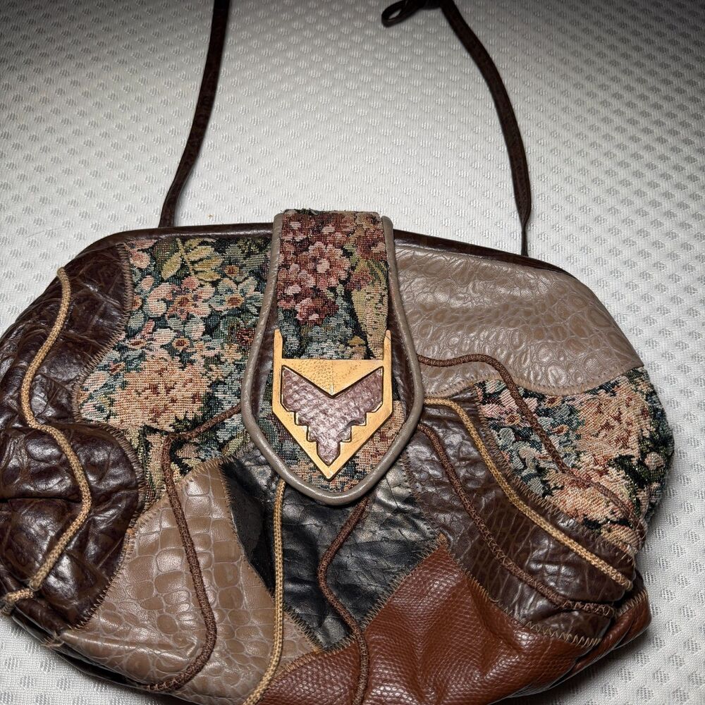 Patchwork Purse Vintage Saks Fifth Avenue